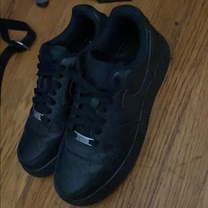 Black AF1s (women size)